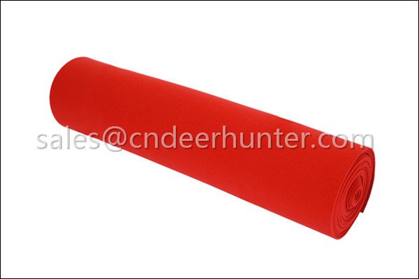 Open Cell Silicone Foam Sheet - Red